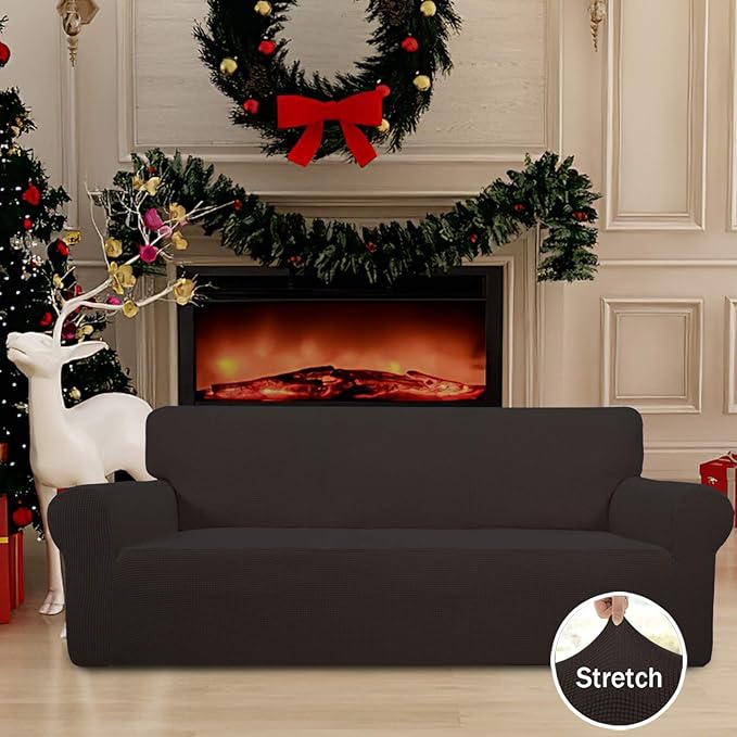 Easy-Going Stretch Sofa Slipcover 1-Piece Sofa Cover Furniture Protector Couch - Image 2