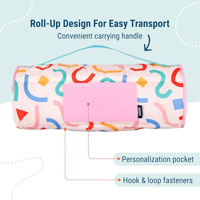 Wildkin 43-inch Kids Nap Mat – Soft Microfiber Toddler Sleeping Mat - Image 3