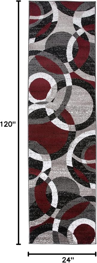 Rugshop Contemporary Abstract Circles Perfect - Image 2