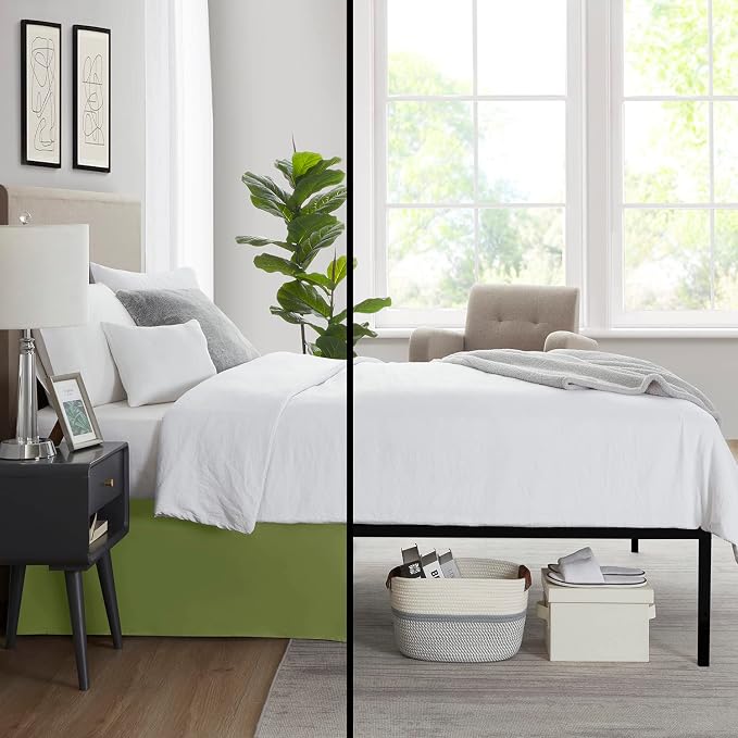 Nestl Calla Green Bed Skirt Queen Size - Image 6