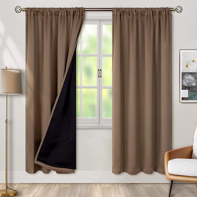 BGment Thermal Insulated 100% Blackout Curtains by BGment