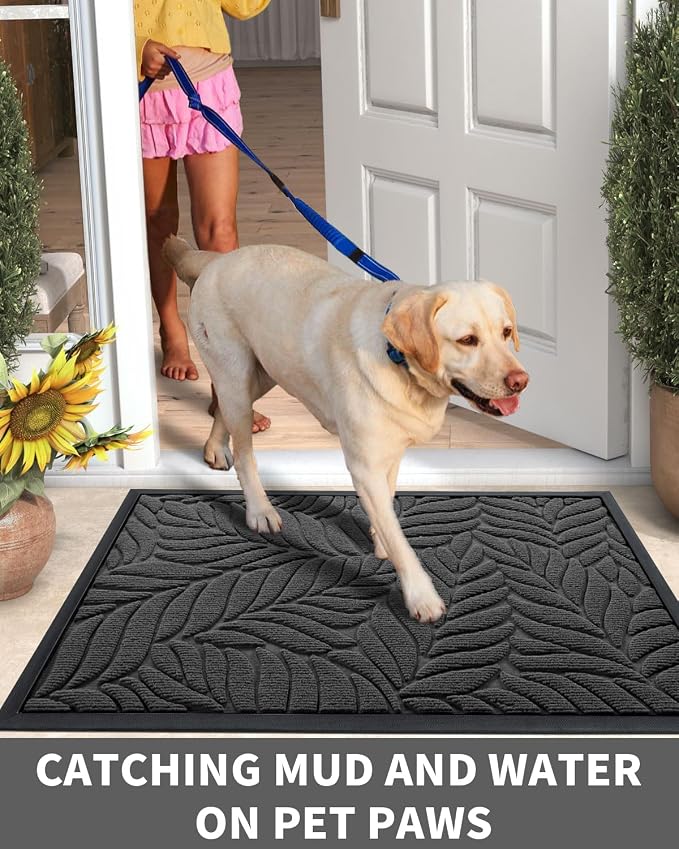 Yimobra 36x24 Large Door Mat Outdoor Indoor, All-Season Waterproof Door Mat - Image 5