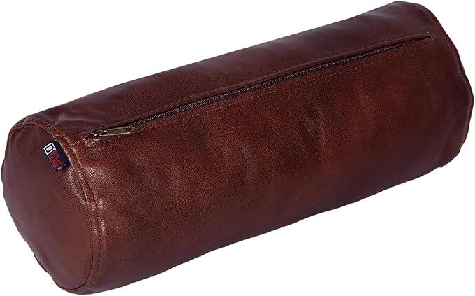 Neck Roll Pillow Cushion Cover, 20x6 Inch Full Moon Round Bolster Pillow Case - Image 3