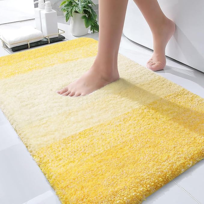 OLANLY Bathroom Rugs Mat 30x20, Extra Soft Absorbent Microfiber Bath Rugs by OLANLY