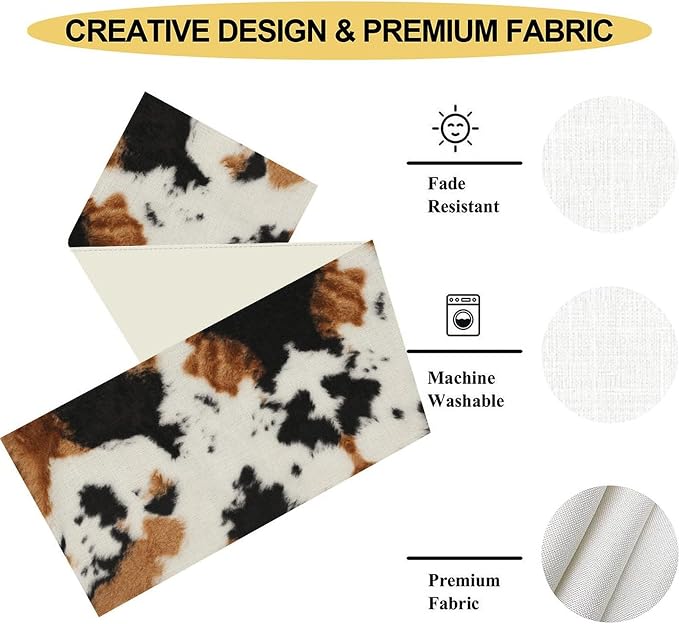 Cow Print Table Runner - Image 5