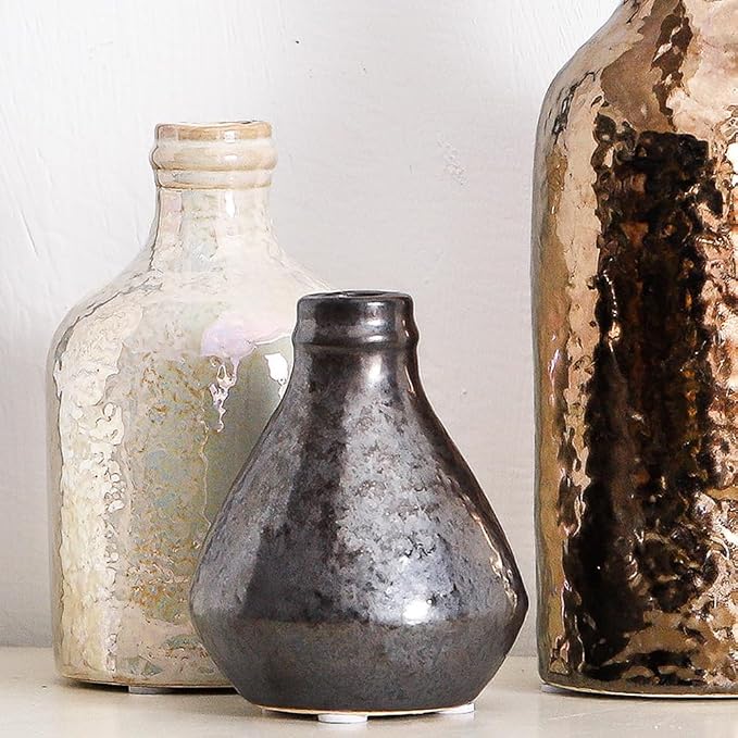 Ceramic Vase Set of 3 | Decorative Vases Home Decor | Flower Pampass Boho - Image 8
