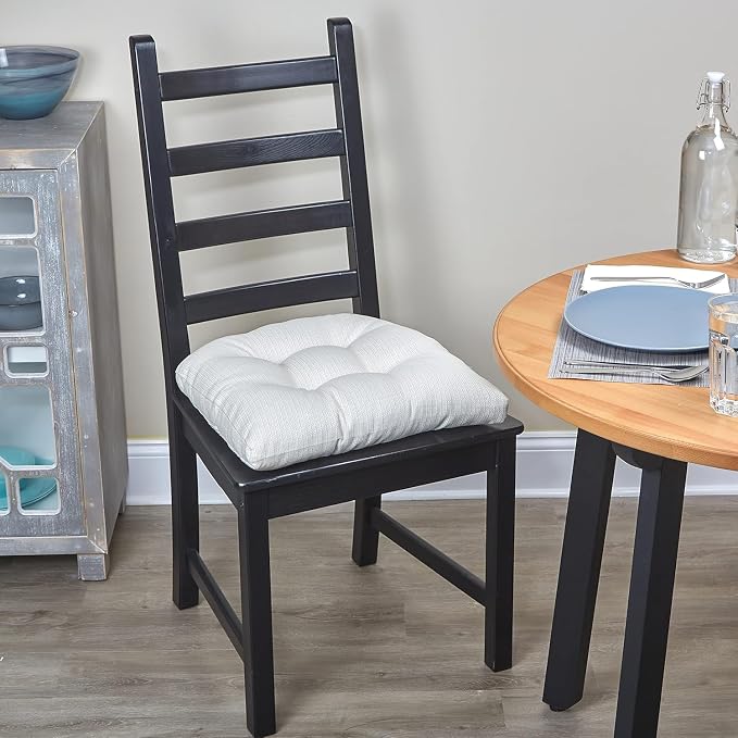 Klear Vu Gripper Overstuffed Universal Non-Slip Dining Chair Cushions - Image 7