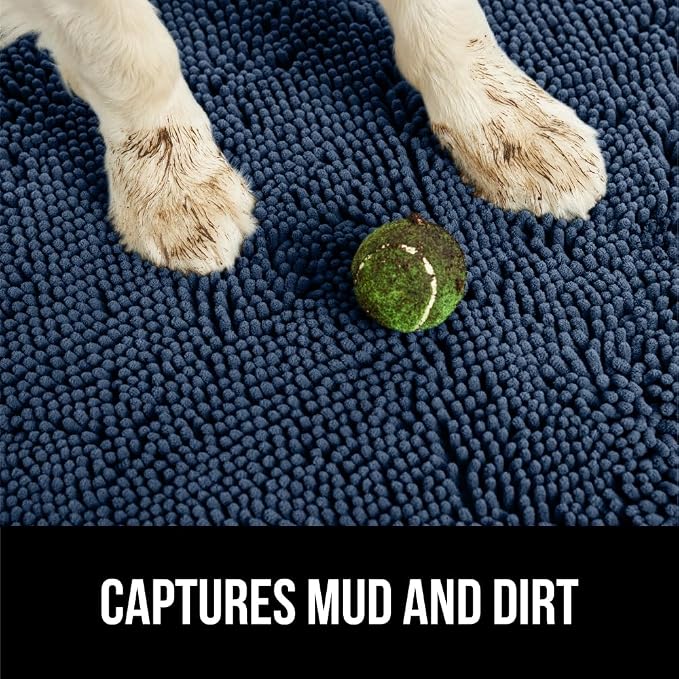 GORILLA GRIP SOAKSTOPPER Dog Door Mat, 70x24 Machine Washable Rug Absorbent - Image 3