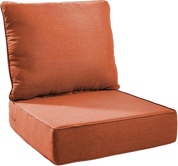 6" Thick Outdoor Chair Cushions by PLANNTONNEO