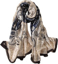 Fashion Scarves Scarf 100% Silk Feeling Scarf Silk Like Scarves Long by Myneiyi