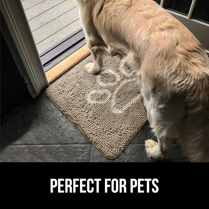 GORILLA GRIP SOAKSTOPPER Dog Door Mat, 36x24 Machine Washable Rug Absorbent - Image 7