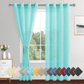 XWZO Mint Green Sheer Curtains by XWZO