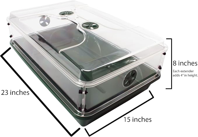EarlyGrow 93774 Domed Propagator, 1 Height Extender - Image 6
