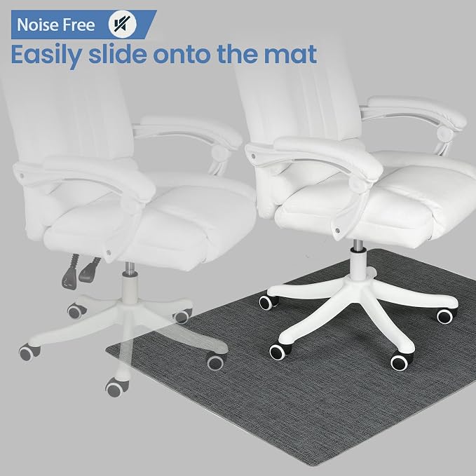 Chair Mat for Hardwood Floor, Large Anti-Slip Hard Floor Protector Rolling - Image 6