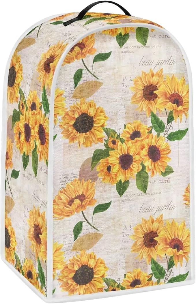 Sunflower Post Design Blender Covers Kitchen Appliance Dustproof Cover by HUISEFOR