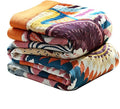Cotton Throw Blanket for Couch 100% Cotton Blankets for Bed by MSGKVHomeTextiles