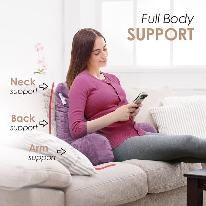 Nestl Reading Pillow with Shredded Memory Foam, Designed - Image 3
