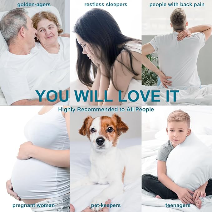 CHOKIT King Mattress Topper, Extra Thick Pillow Top Mattress Pad - Image 7
