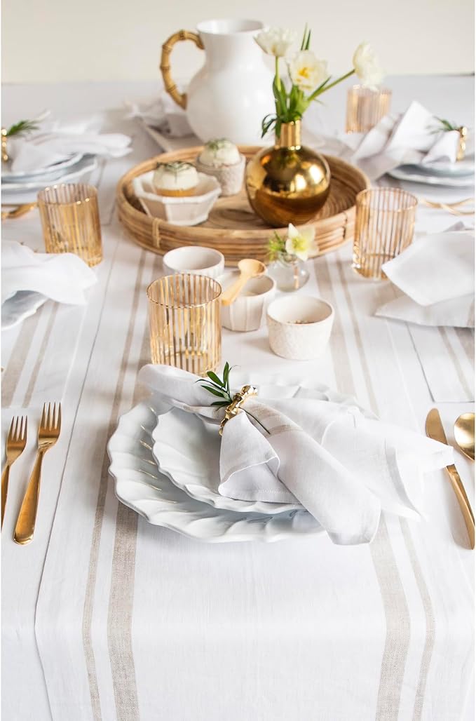 Solino Home Linen Table Runner 36 Inches - Image 2