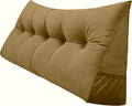 Triangular Reading Bed Rest Pillow Large Bolster Cushion Headboard Backrest by PEACHWELL