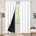 BGment Long White Blackout Curtains by BGment
