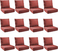 Outdoor Cushion Set for Furniture Patio Furniture, UV Resistant, Water Resistant by PLANNTONNEO