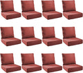 Outdoor Cushion Set for Furniture Patio Furniture, UV Resistant, Water Resistant by PLANNTONNEO