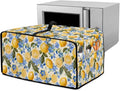 Waterproof Dust-Proof Microwave Oven Grill Cover Protector Lemon Floral Leaf by HwzdsyxlCreativeHomeDecor