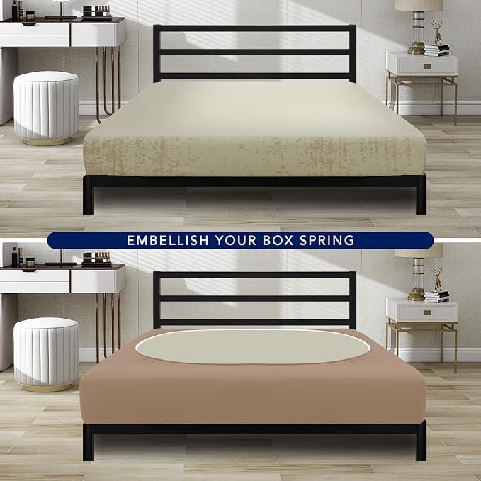 PureFit Stretchy Box Spring Cover Queen - Image 4
