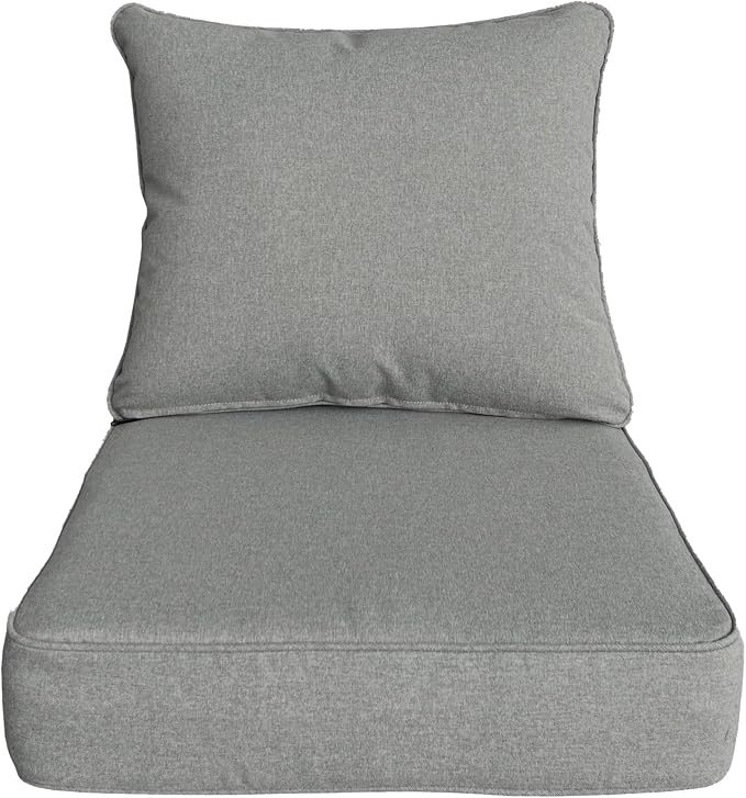 Goodgoods 24x24 inch Outdoor/Indoor Deep Seat Patio Cushion Set of 1 Resilient by Goodgoods