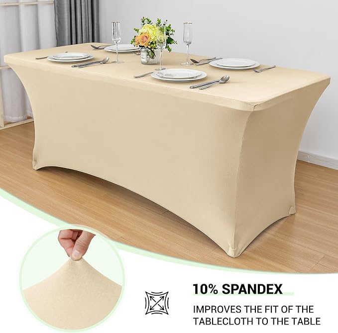 Obstal 8Ft Stretch Spandex Table Cover - Image 2