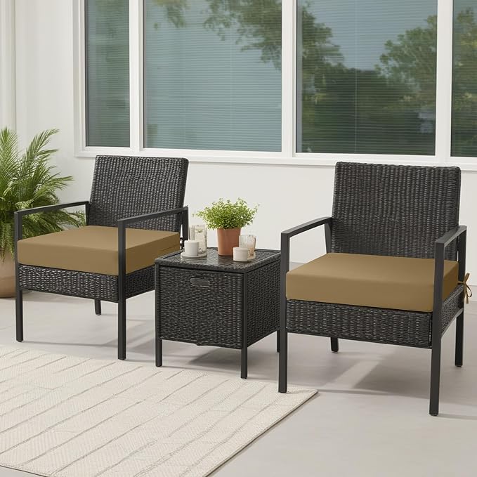 idee-home Outdoor Cushions for Patio Furniture, Outdoor Seat Cushion, - Image 3