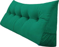 Triangular Reading Bed Rest Pillow Large Bolster Cushion Headboard Backrest by PEACHWELL