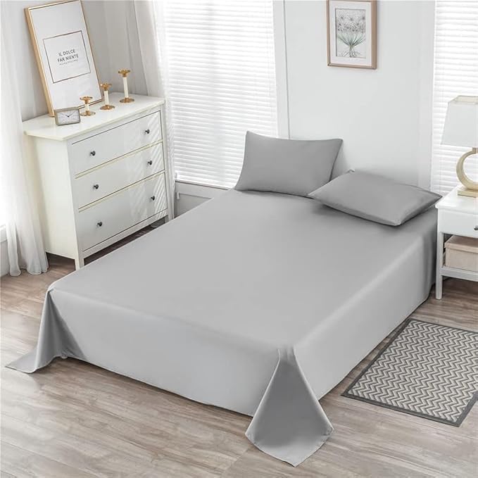 WenBags Lightweight Waterproof Flat Sheet 90 * 98 Inches King Size-Mattress by WenBags