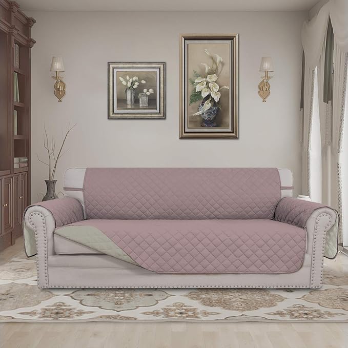 Easy-Going 4 Seater Sofa Slipcover Reversible Sofa Cover Water Resistant Couch - Image 2