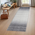 Wonnitar Modern Ombre 2x6 Hallway Runner Rug, Washable Grey Kitchen Rug Runner by Wonnitar
