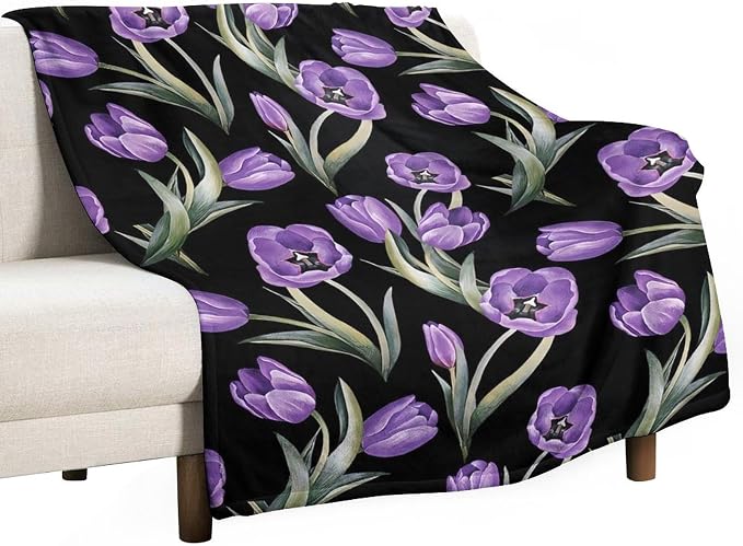 Purple Tulip Blanket Flower Gifts - Image 4