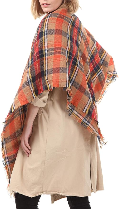 American Trends Women's Cozy Warm Winter Fall Blanket Scarf Stylish Soft Chunky - Image 6