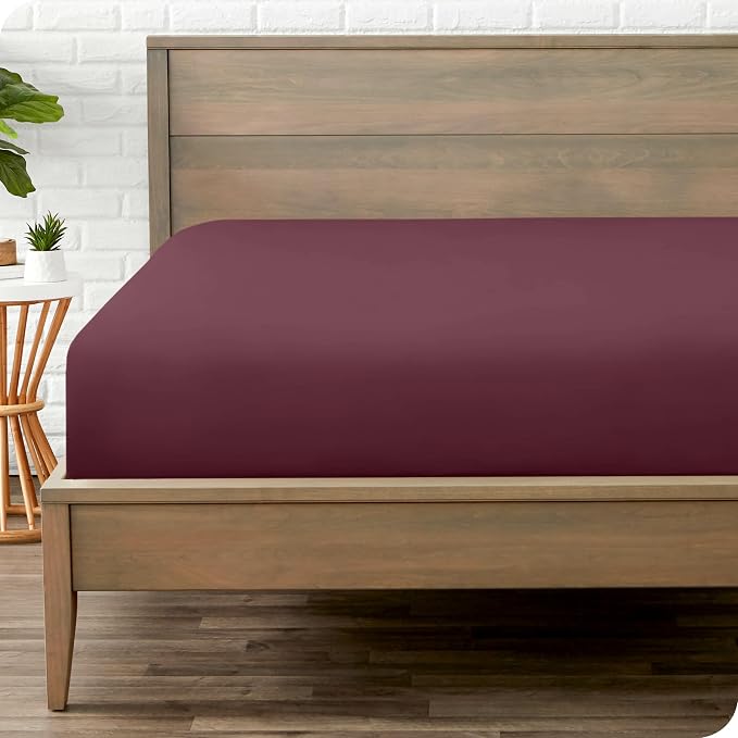 Bare Home Fitted Bottom Sheet Queen Size by BareHome