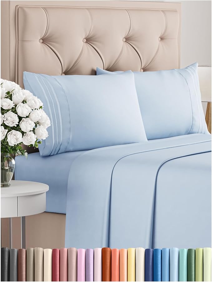 Cal King Size 4 Piece Sheet Set by CGKUnlimited