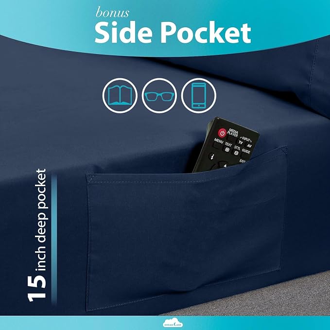 DREAMCARE King Size Sheets Set - Image 4
