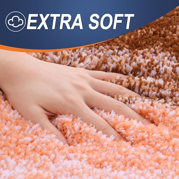 OLANLY Bathroom Rugs Mat 24x16, Extra Soft Absorbent Microfiber Bath Rugs - Image 3
