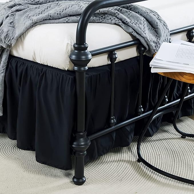 Bed Skirts Queen Size Ruffled Bed Skirt - Image 8