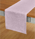 Solino Home Linen Chambray Lavender Table Runner 90 Inches Long by SolinoHome