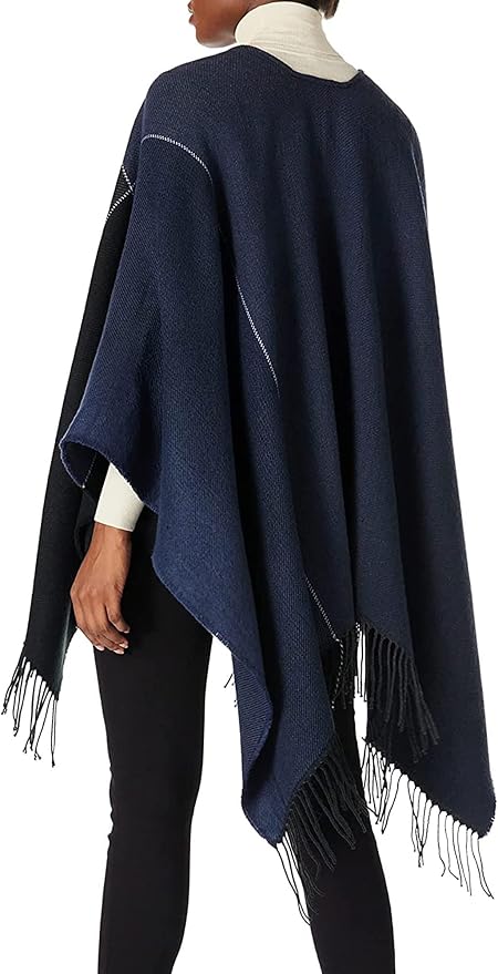 Breezy Lane Women's Shawl Wraps Warm Poncho Ruana Wrap Cardigan - Image 3