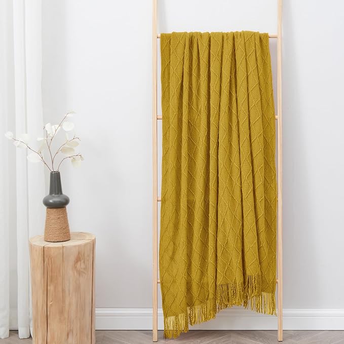 inhand Knitted Throw Blanket for Couch and Bed, Soft Living Room Home Decor - Image 7