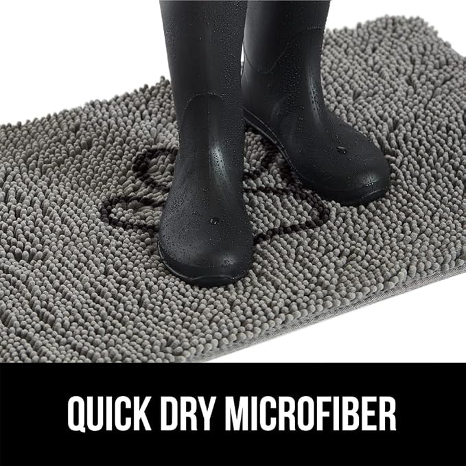 GORILLA GRIP SOAKSTOPPER Dog Door Mat, 30x18 Machine Washable Rug Absorbent - Image 9