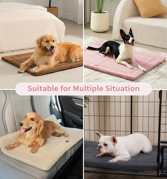 Made4Pets Dog Crate Pad Bed for Medium Dogs, Washable & Reversible, Anti-Slip - Image 4