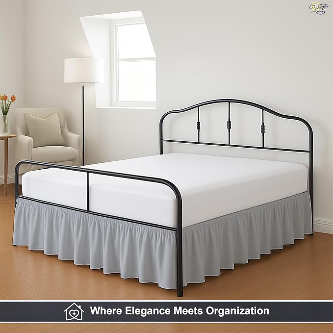 Cottington Lane Ruffled Bed Skirt King Size - Image 8