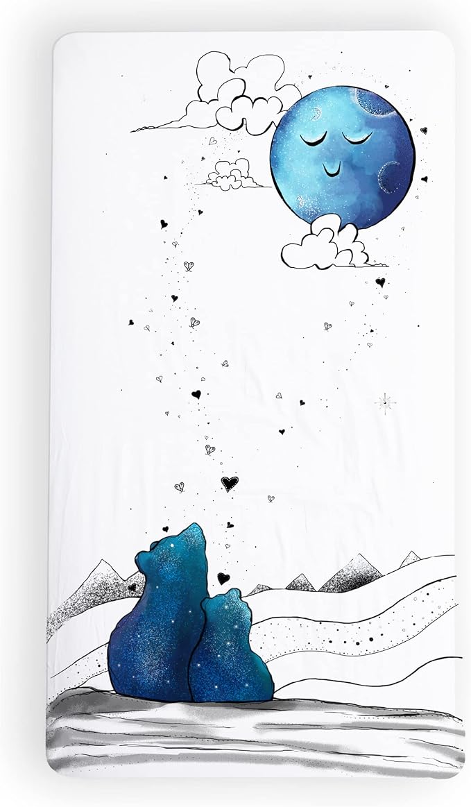 JumpOff Jo - Fitted Crib Sheet, Super Soft 100% Cotton Sheet - Image 4